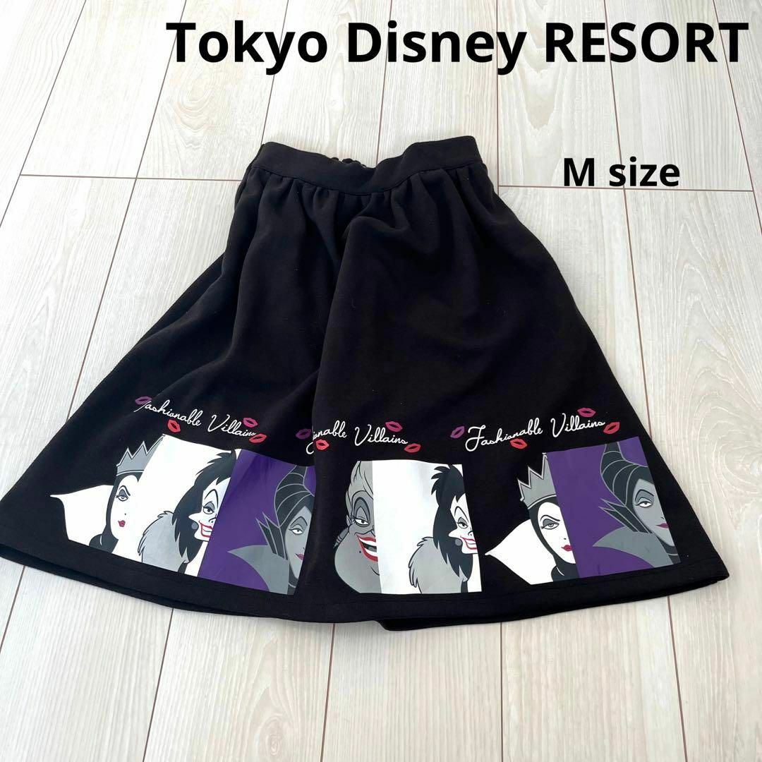 Disney(ディズニー)のTokyodisneyRESORT Dハロヴィランズ　スカート　ディズニー　M レディースのスカート(ひざ丈スカート)の商品写真