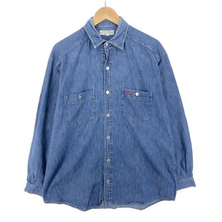 ゲス(GUESS)の古着 90年代 ゲス Guess JEANS 長袖 デニムシャツ USA製 メンズM ヴィンテージ /eaa397275(シャツ)