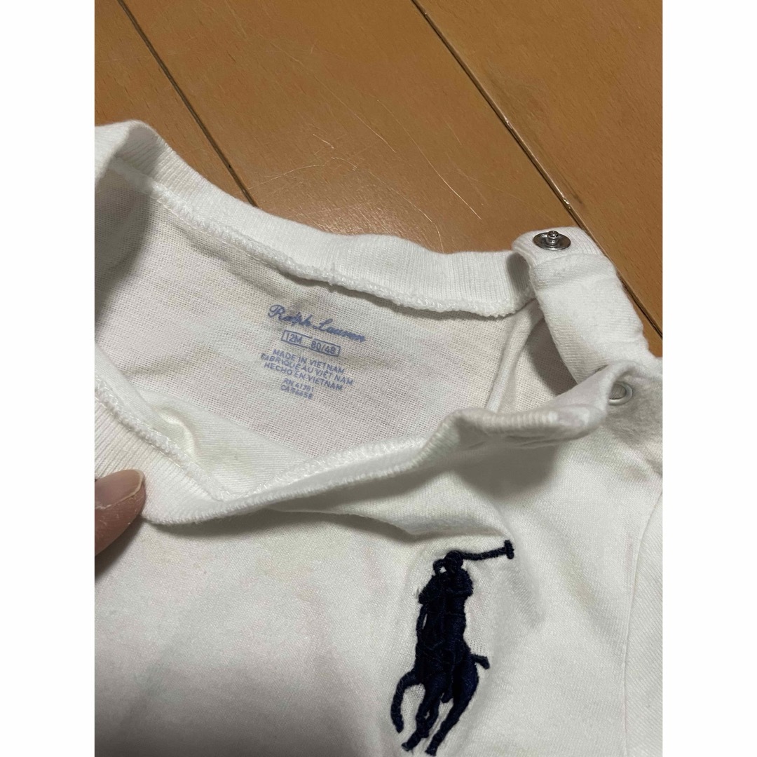 Ralph Lauren(ラルフローレン)のラルフローレン　ベビー　キッズ　80  Tシャツ　半袖　ポロシャツ　2枚セット キッズ/ベビー/マタニティのベビー服(~85cm)(Ｔシャツ)の商品写真