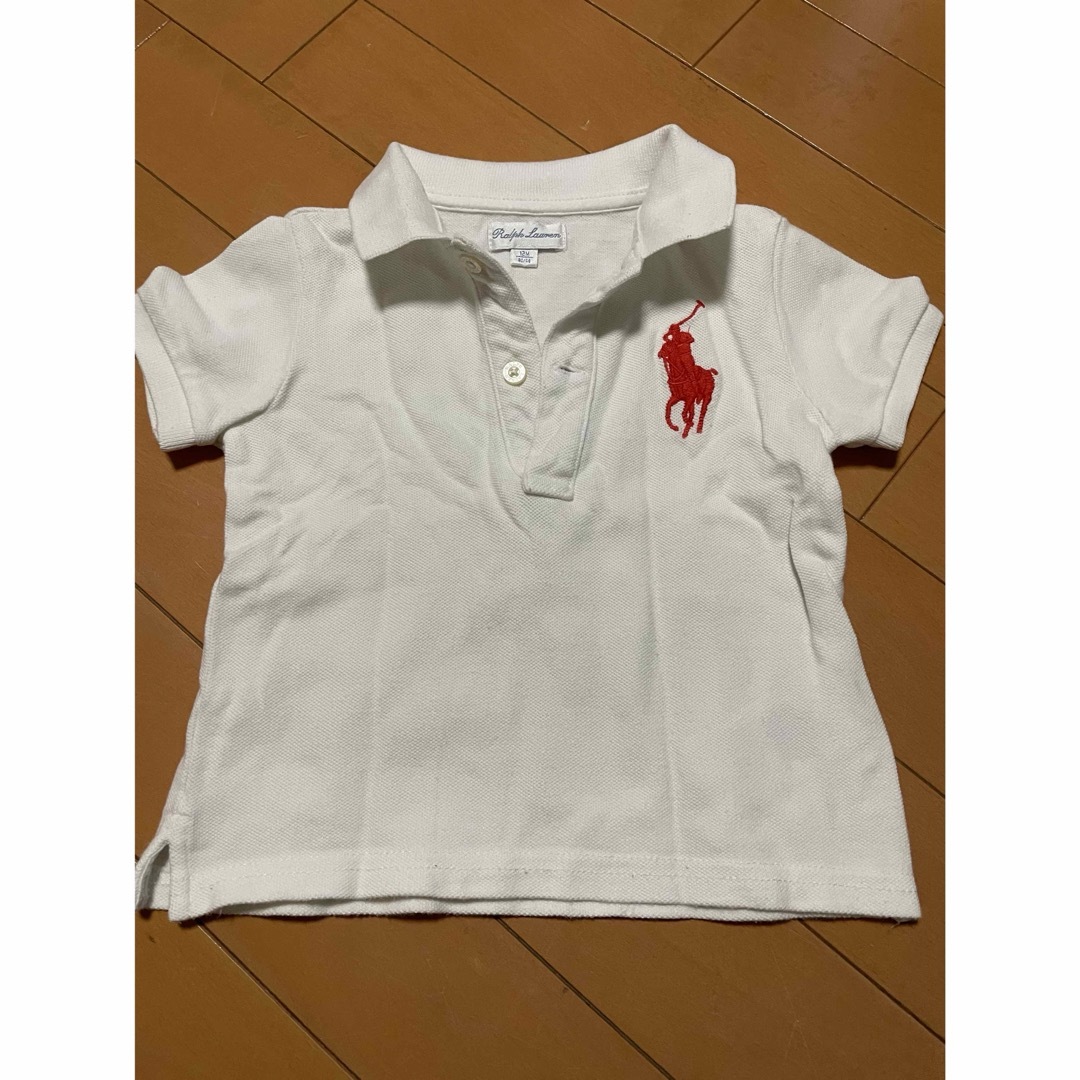 Ralph Lauren(ラルフローレン)のラルフローレン　ベビー　キッズ　80  Tシャツ　半袖　ポロシャツ　2枚セット キッズ/ベビー/マタニティのベビー服(~85cm)(Ｔシャツ)の商品写真