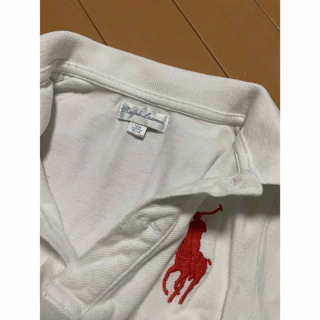 Ralph Lauren(ラルフローレン)のラルフローレン　ベビー　キッズ　80  Tシャツ　半袖　ポロシャツ　2枚セット キッズ/ベビー/マタニティのベビー服(~85cm)(Ｔシャツ)の商品写真