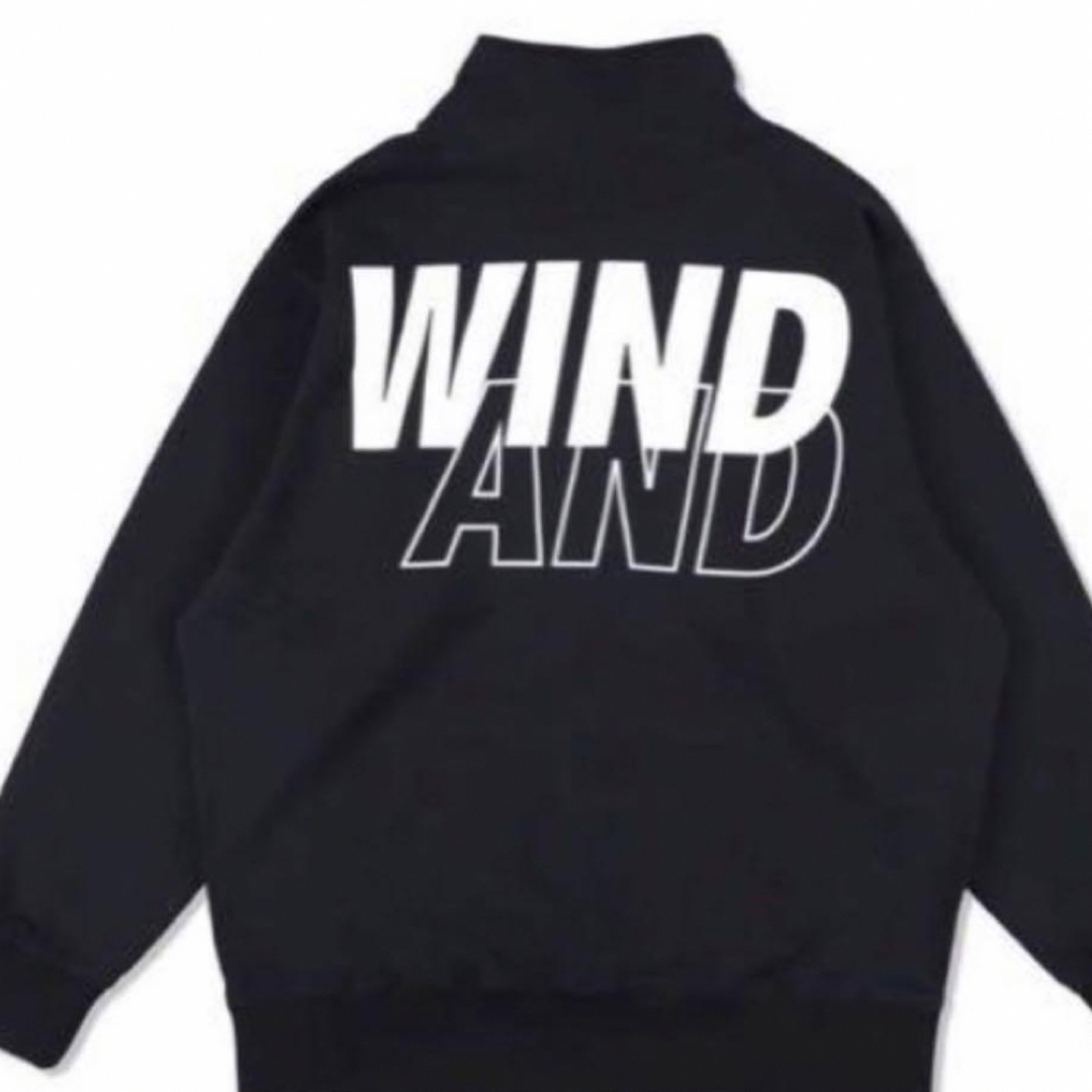 wind and sea SEA HALF ZIP TOPS / BLACKメンズ