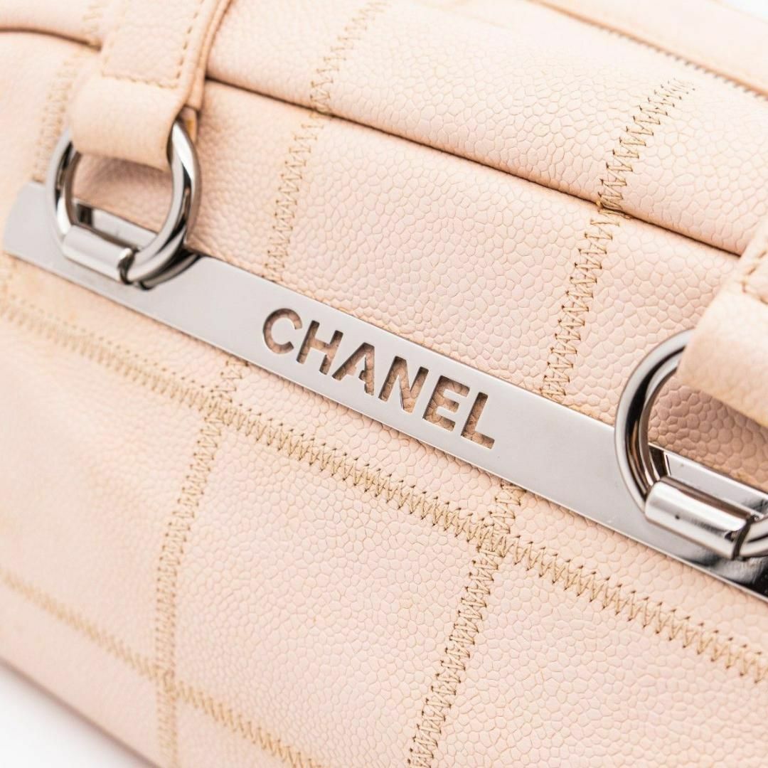 CHANEL(シャネル)のマルハ様専用  チョコバー キャビアスキン ピンク レディースのバッグ(ハンドバッグ)の商品写真