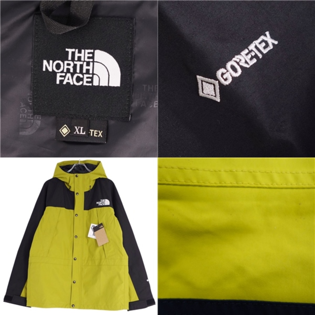 THE NORTH FACE(ザノースフェイス)の未使用 ザノースフェイス THE NORTH FACE ジャケット パーカー シェルジャケット マウンテンライト Mountain Light Jacket GORE-TEX メンズ NP11834 XL ライトグリーン メンズのジャケット/アウター(その他)の商品写真