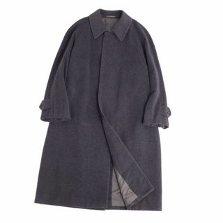 LANVIN - Vintage ランバン LANVIN コート ステンカラーコート バルマカーンコート 比翼 無地 ウール アウター 48(M相当) グレー