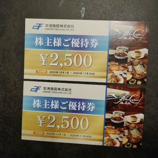 空港施設株主優待ブルーコーナー(レストラン/食事券)