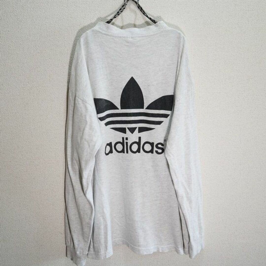 adidas(アディダス)の ◆古着◆　80’　adidas　アディダス　ビッグ万国旗タグ　長袖Tシャツ メンズのトップス(Tシャツ/カットソー(七分/長袖))の商品写真