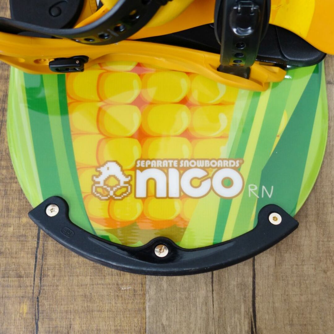 約27cm×45cm重量ニコ NICO Separate Snowboards セパレート スノーボード FLUX バインディング セット 雪山 冬山 アウトドア