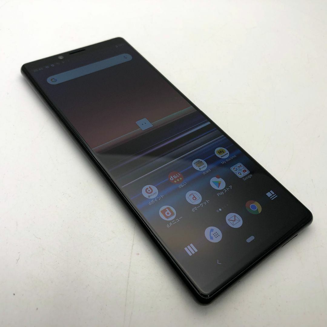 SONY(ソニー)の1163 SIMフリー Xperia 1 SO-03L docomo 美品 スマホ/家電/カメラのスマートフォン/携帯電話(スマートフォン本体)の商品写真