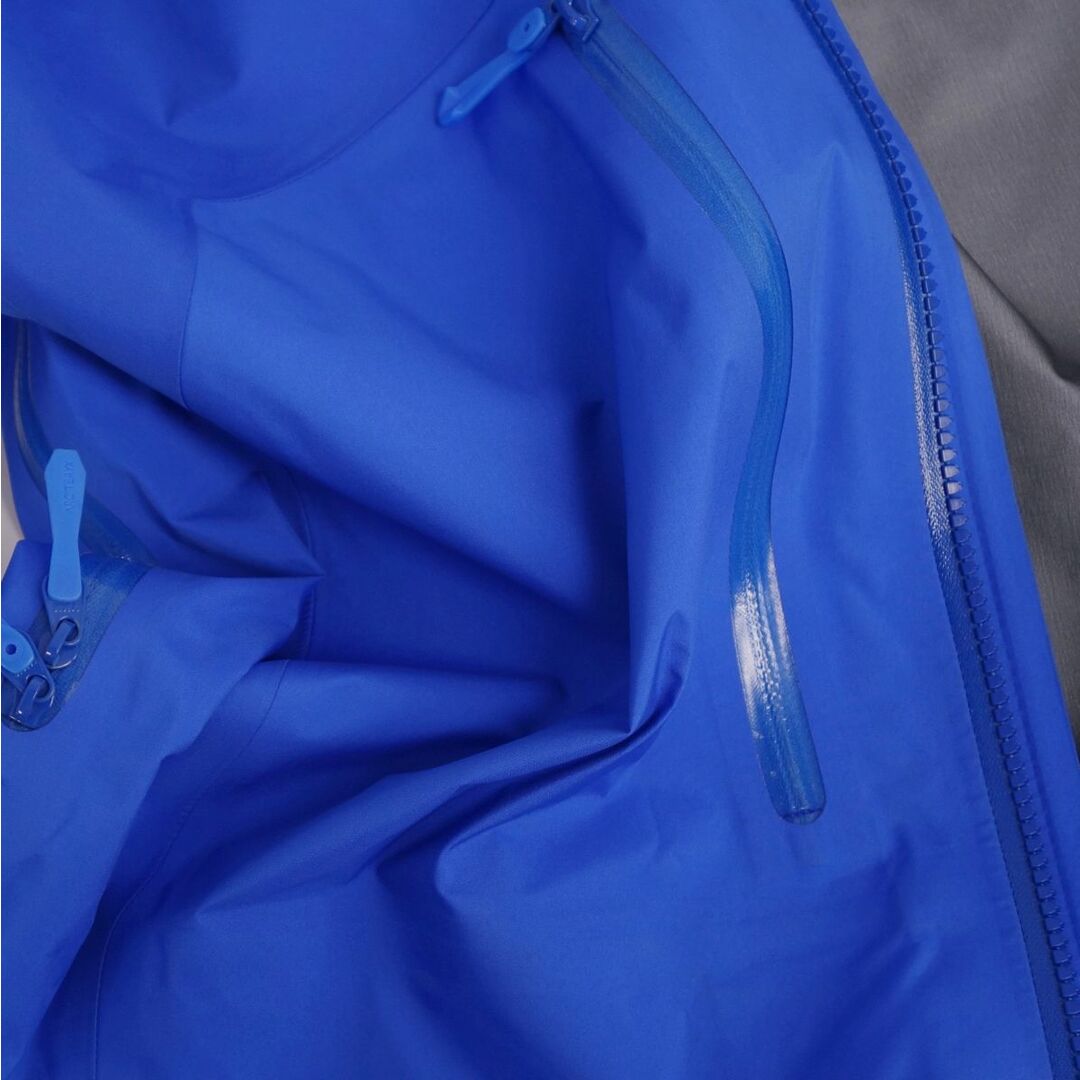 美品 アークテリクス ARCTERYX ジャケット パーカー アルファ ALPHA AR JACKET GORE-TEX ナイロン ロゴ刺繍 アウター メンズ M ブルー メンズのジャケット/アウター(その他)の商品写真