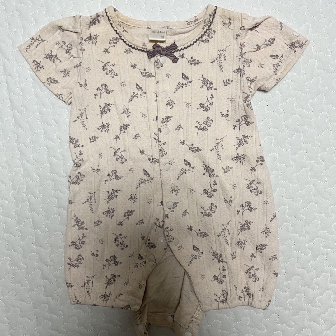 tete a tete(テータテート)のテータテート♡カバーオール3枚セット キッズ/ベビー/マタニティのベビー服(~85cm)(カバーオール)の商品写真