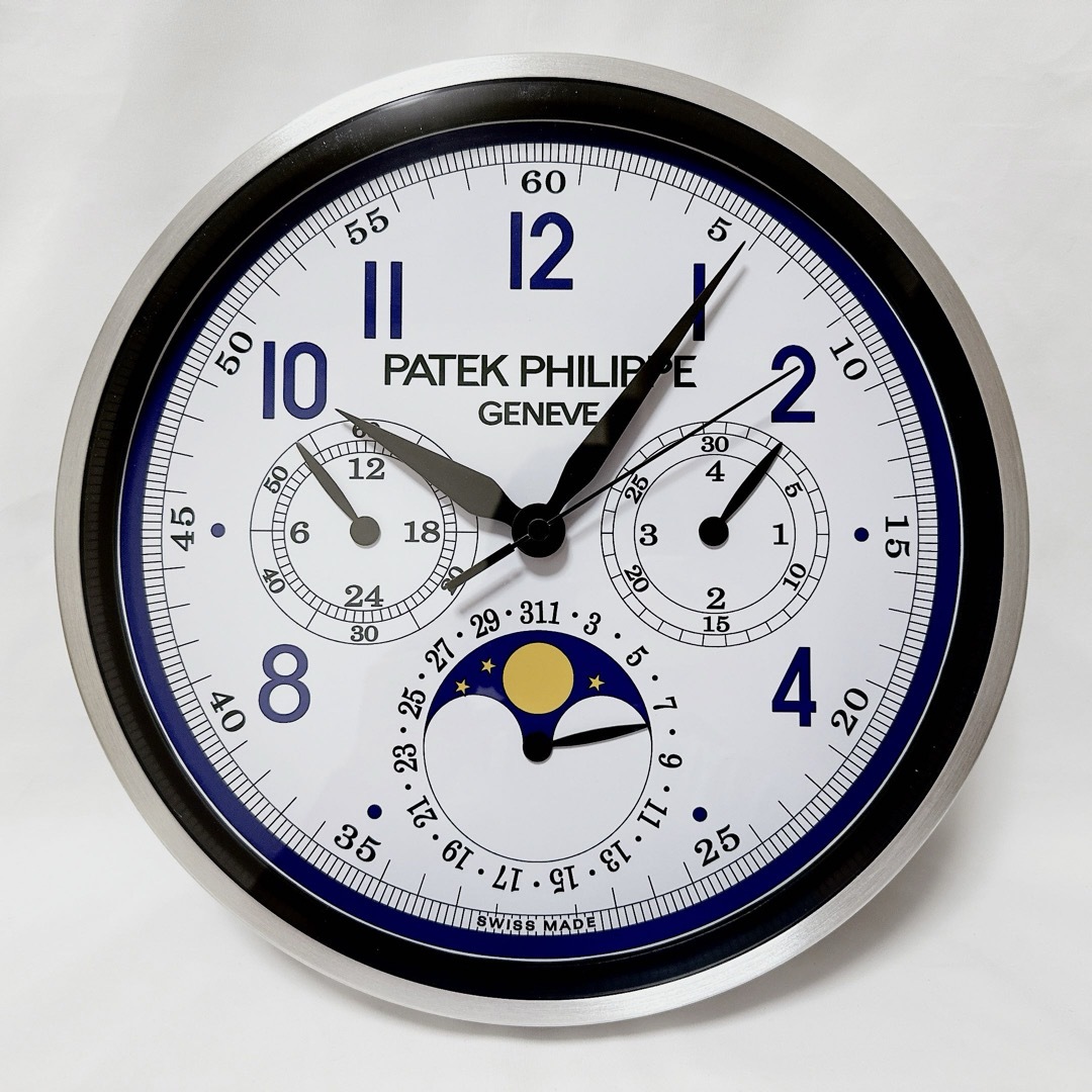 ネイビー パテック フィリップ 掛け時計 PATEK PHILIPPE 非売品掛時計/柱時計