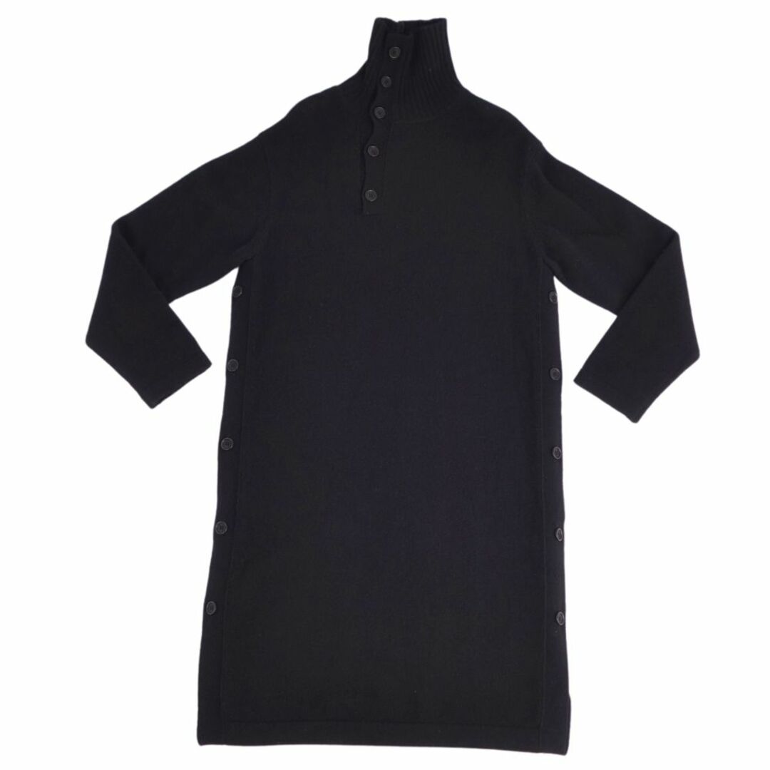 美品 ヨウジヤマモト Yohji Yamamoto ニット セーターロングスリーブ ロング丈 ウール HV-K09-182 トップス メンズ 3(L相当) ブラック 美品 ヨウジヤマモト Yohji Yamamoto ニット セーターロングスリーブ ロング丈 ウール HV-K09-182 トップス メンズ 3(L相当) ブラック