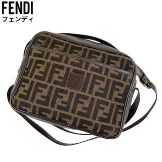 ✨良品 FENDI フェンディ ショルダーバッグ ズッカ柄 ポシェット 斜め ...