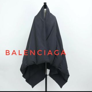 バレンシアガ(Balenciaga)のタグ付き未使用 BALENCIAGA ポンチョダウンコート オーバーサイズ(ダウンコート)