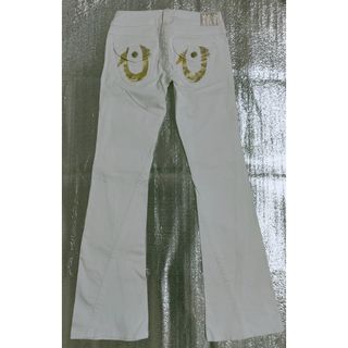 トゥルーレリジョン(True Religion)の【新品未使用】truereligion デニム ホワイト MADE IN USA(デニム/ジーンズ)