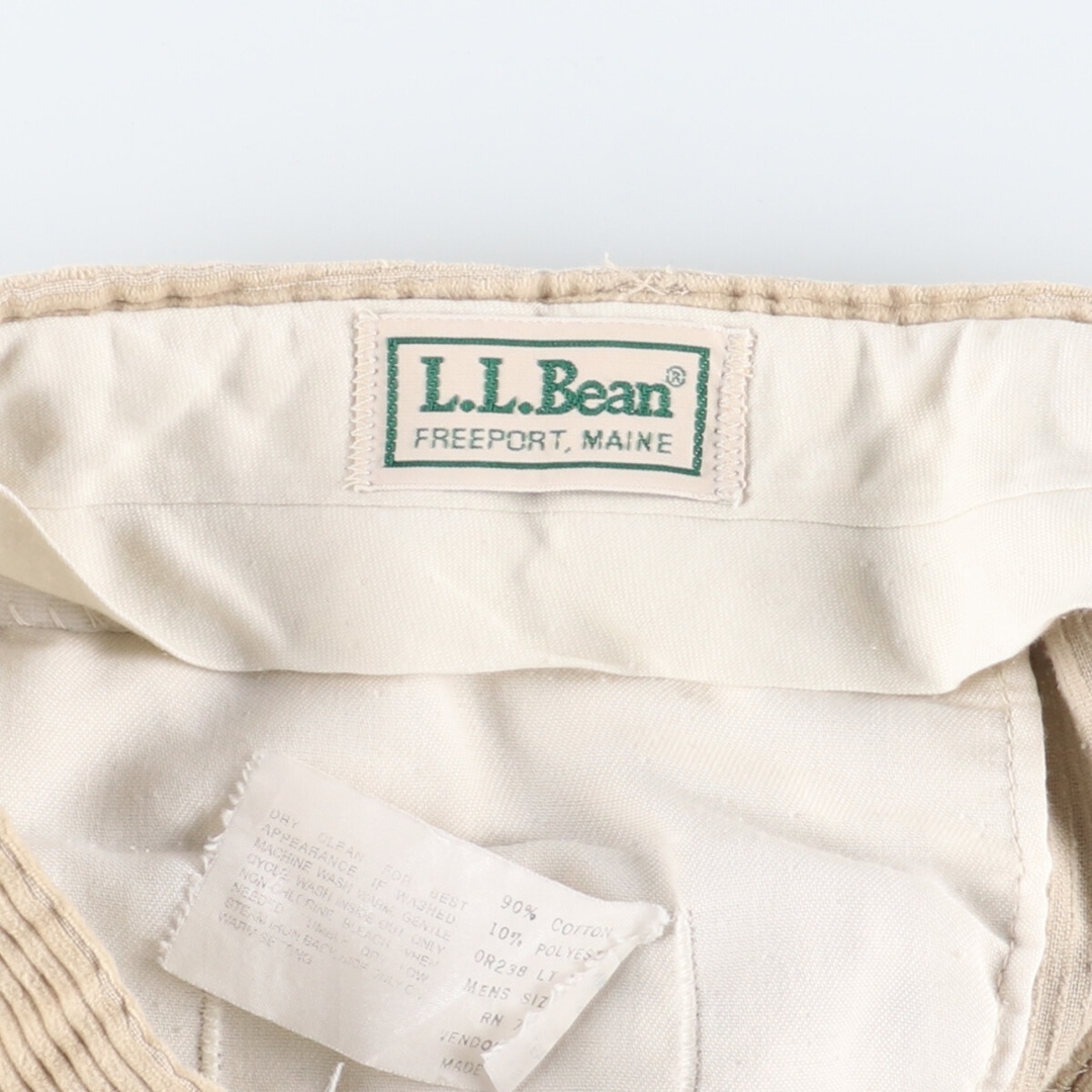 エルエルビーン L.L.Bean ツータック コーデュロイパンツ メンズw37 /eaa396143LLBeanエルエルビーン特徴