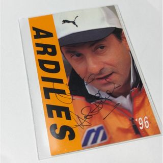 96年エスパルス 「アルディレス監督」サイン入りカード(記念品/関連グッズ)