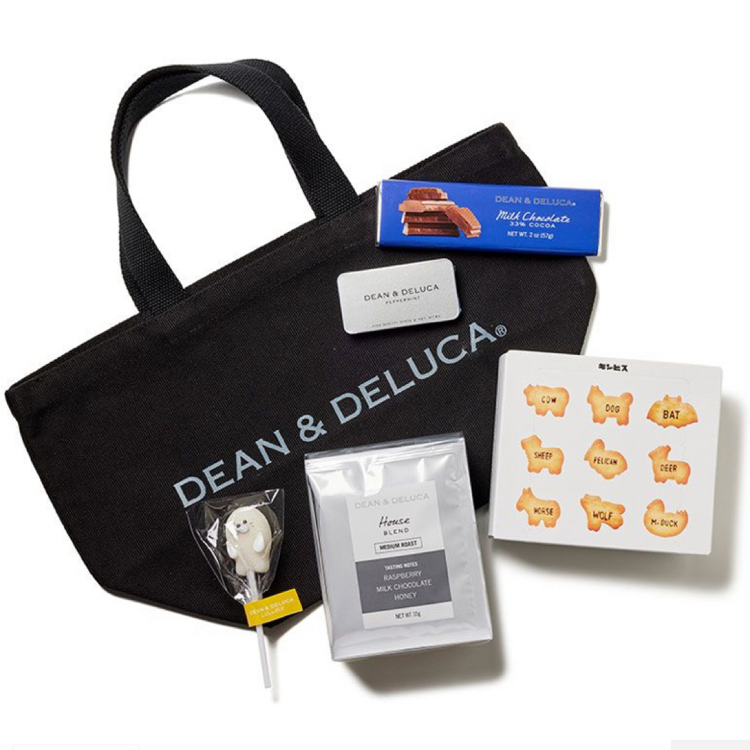 DEAN & DELUCA(ディーンアンドデルーカ)の4点セット⭐️DEAN & DELUCA　ブラックトートバッグセット レディースのバッグ(トートバッグ)の商品写真