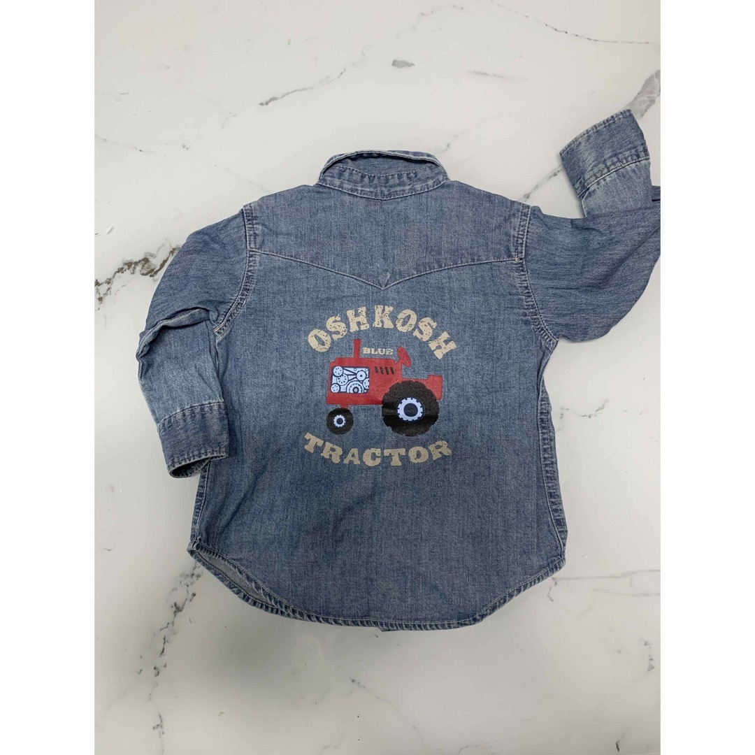 babyGAP(ベビーギャップ)の子供服　シャツ　デニムシャツ　カラーシャツ　ブラウス　95cm GAP  キッズ/ベビー/マタニティのキッズ服男の子用(90cm~)(ブラウス)の商品写真