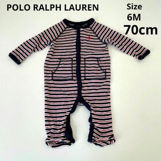 ポロラルフローレン(POLO RALPH LAUREN)のPOLORALPH LAUREN　ロンパース　ボーダー　120cm(その他)