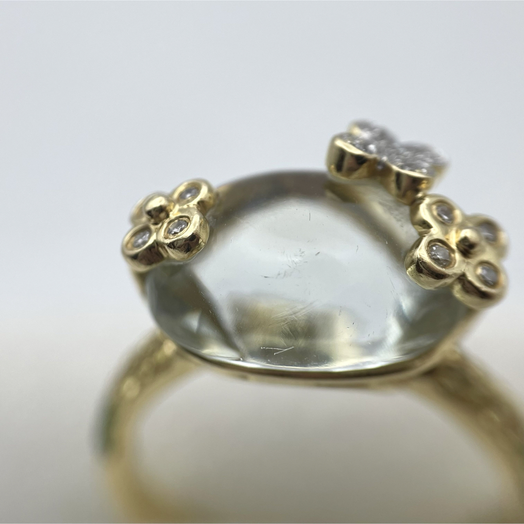 ROCCA ロッカ k18 グリーンクォーツ6.62ct リング レディースのアクセサリー(リング(指輪))の商品写真