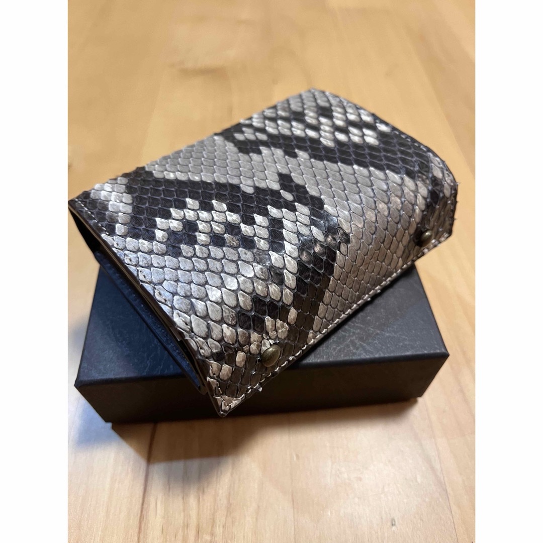 エムピウ ミッレフォッリエ P25 m+ millefoglie パイソン - 折り財布 エムピウ ミッレフォッリエ P25 m+ millefoglie パイソン - 折り財布