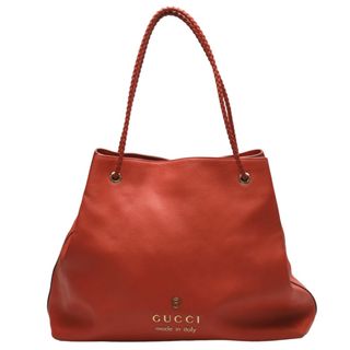 グッチ(Gucci)のグッチ 380118 トートバッグ オレンジ  GUCCI  レザー(トートバッグ)