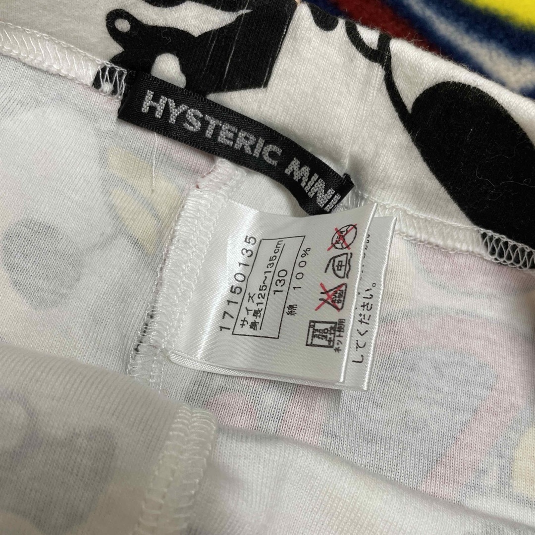 HYSTERIC MINI(ヒステリックミニ)のパンダ🐼総柄レギンス(130)🖤🤍 キッズ/ベビー/マタニティのキッズ服女の子用(90cm~)(パンツ/スパッツ)の商品写真