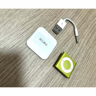 アイポッドシャッフル(iPod shuffle)のiPod shuffle MD774J/A 2GB イエロー　ジャンク品(ポータブルプレーヤー)