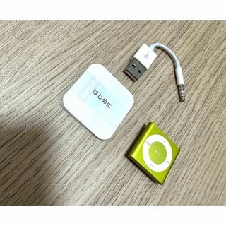 アイポッドシャッフル(iPod shuffle)のiPod shuffle MD774J/A 2GB イエロー　ジャンク品(ポータブルプレーヤー)