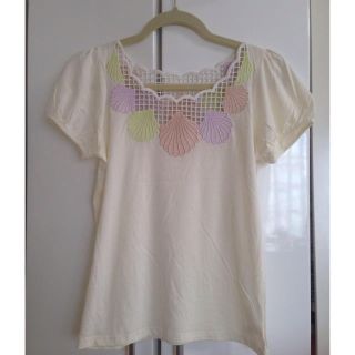 ドットアンドストライプスチャイルドウーマン(Dot&Stripes CHILDWOMAN)のドットアンドストライプス  ❁  シェルカットソー(Tシャツ(半袖/袖なし))