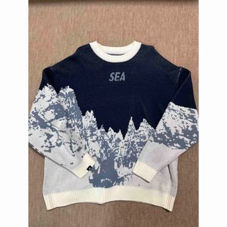 WIND AND SEA - WIND AND SEA Mt Snow Sweater Blue Mの通販 by ...