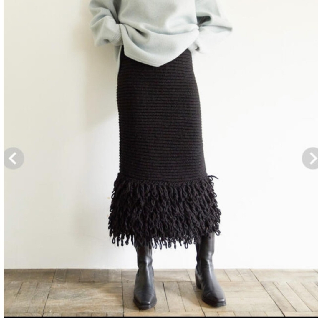 SeaRoomlynn(シールームリン)のSeaRoomlynn🐚フリンジニットマーメイドスカート &アングリッドcap レディースのスカート(ロングスカート)の商品写真