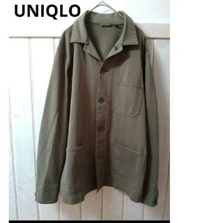 ユニクロ(UNIQLO)のウォッシュジャージーワークジャケット(ミリタリージャケット)