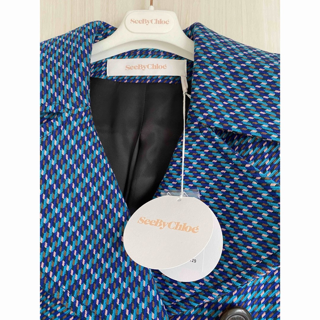 SEE BY CHLOE(シーバイクロエ)の新品⭐︎シーバイクロエ　ピーコート⭐︎ レディースのジャケット/アウター(ピーコート)の商品写真