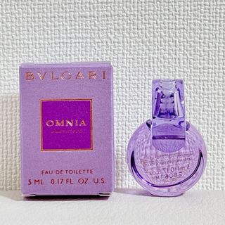 ブルガリ(BVLGARI)の【新作】ブルガリ　オムニア アメジスト オードトワレ 5mL ミニ香水　非売品(香水(女性用))