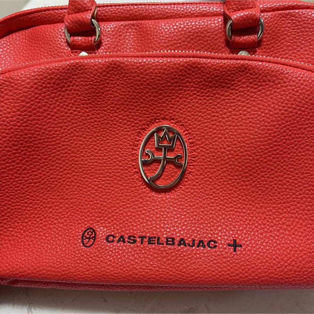 CASTELBAJAC(カステルバジャック)の未使用　カステルバジャック ハロゲン ミニブリーフケース 026521 レッド メンズのバッグ(トートバッグ)の商品写真