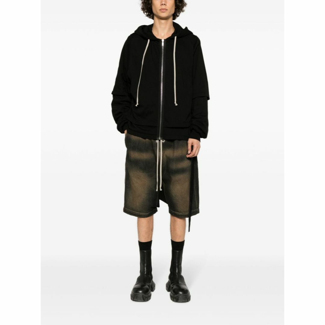 DRKSHDW(ダークシャドウ)の新品 RICK OWENS DRKSHDW ZIPPED HUSTLER L メンズのトップス(パーカー)の商品写真