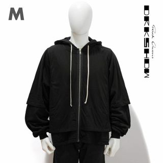 ダークシャドウ(DRKSHDW)の新品 RICK OWENS DRKSHDW ZIPPED HUSTLER M(パーカー)