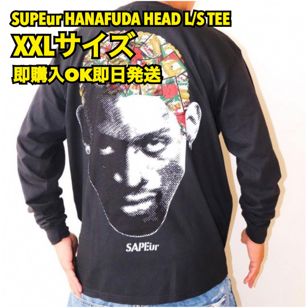 AMBUSHSUPEur HANAFUDA HEAD L/S TEE BLACK【XXL】 - Tシャツ