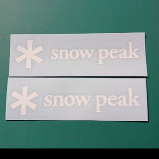 snow peak 13cm 2枚セット カッティングステッカー(リール)