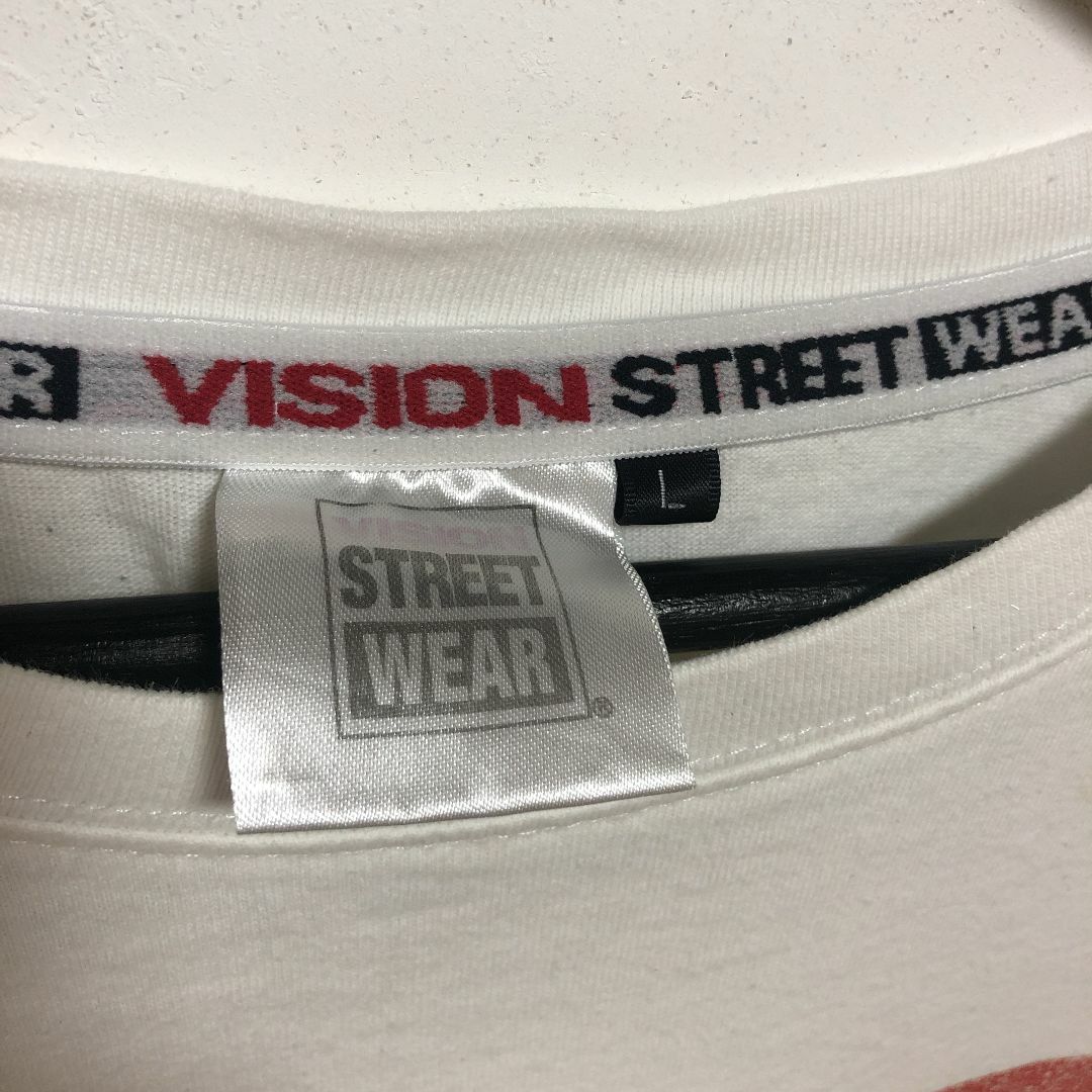 VISION STREET WEAR(ヴィジョン ストリート ウェア)の【ストリート系】VISION 定番☆ボックスロゴ　古着  Tee メンズのトップス(Tシャツ/カットソー(半袖/袖なし))の商品写真