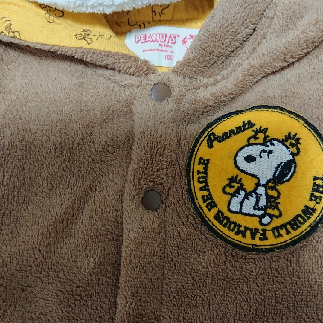 SNOOPY(スヌーピー)のスヌーピー カバーオール 80 キッズ/ベビー/マタニティのベビー服(~85cm)(カバーオール)の商品写真