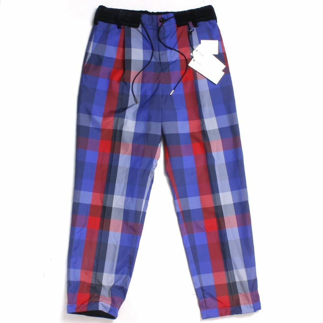 22AW 新品 Sacai Plaid Pants 22-02839M パンツ