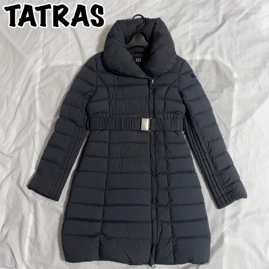 TATRAS - タトラス ダウンジャケット ベルト ショールカラー Aライン