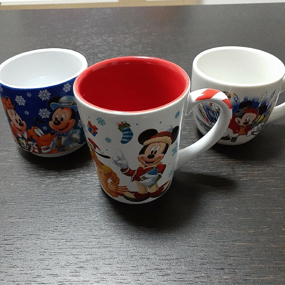 Disney(ディズニー)のディズニーマグカップ３点セット インテリア/住まい/日用品のキッチン/食器(グラス/カップ)の商品写真