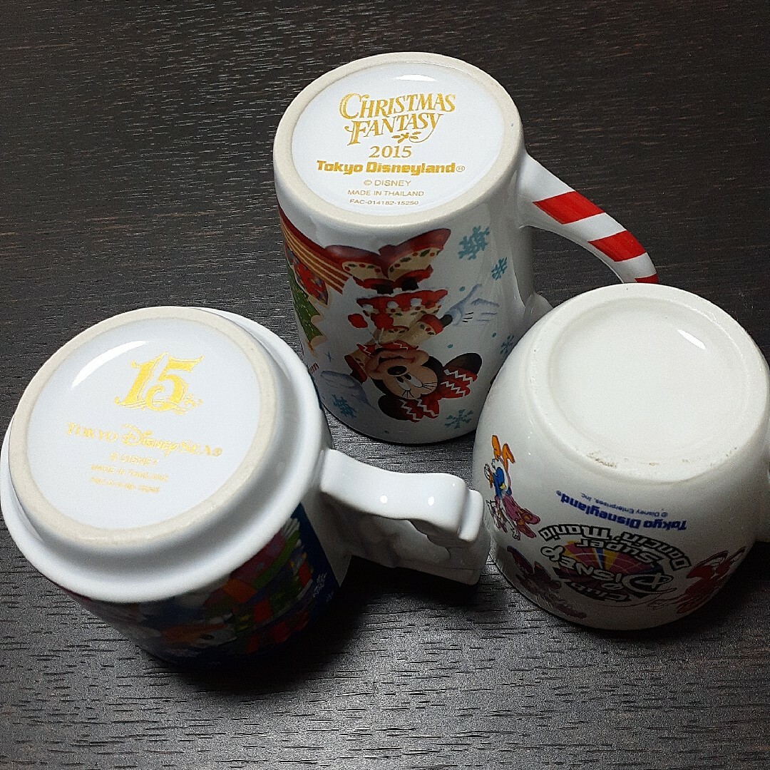 Disney(ディズニー)のディズニーマグカップ３点セット インテリア/住まい/日用品のキッチン/食器(グラス/カップ)の商品写真