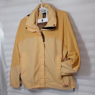 エルエルビーン(L.L.Bean)のzal-81♪US古着エルエルビーンナイロンジャケットイエローUS-M(日本L)(ナイロンジャケット)