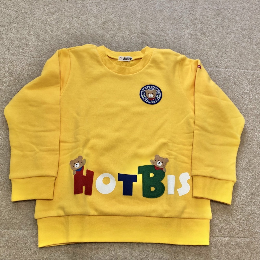 HOT BISCUITS(ホットビスケッツ)のビーンズ様専用　新品⭐︎ HOT BISCUITS  トレーナー  120 キッズ/ベビー/マタニティのキッズ服男の子用(90cm~)(Tシャツ/カットソー)の商品写真